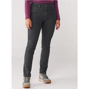 PRANA Kayla High Rise Jeans Skinny Fit High Waisted Denim Charcoal Gray Size 6